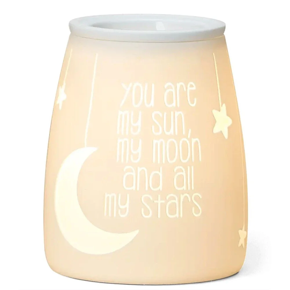 Authentic‎ Scentsy My Sun & Moon Electric Wax Warmer New In Box Porcelain